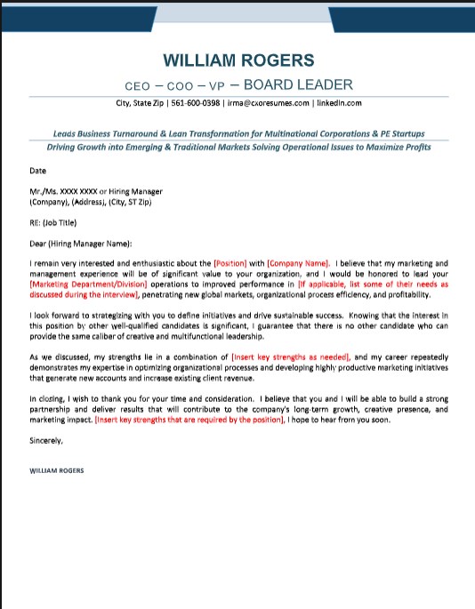 CEO – COO – VP – BOARD LEADER - Image 5