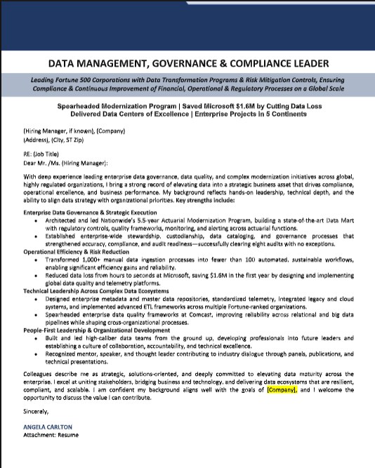 DATA MANAGEMENT, GOVERNANCE & COMPLIANCE LEADER - Image 4