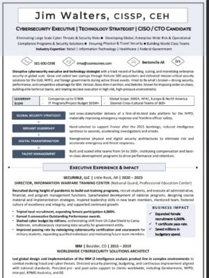 Enterprise Security Operations Leader