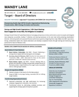 Business Strategist -Board Advisor