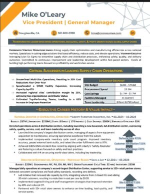 General Manager of Operations