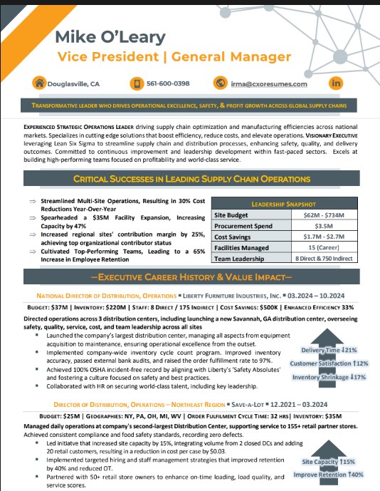 General Manager of Operations